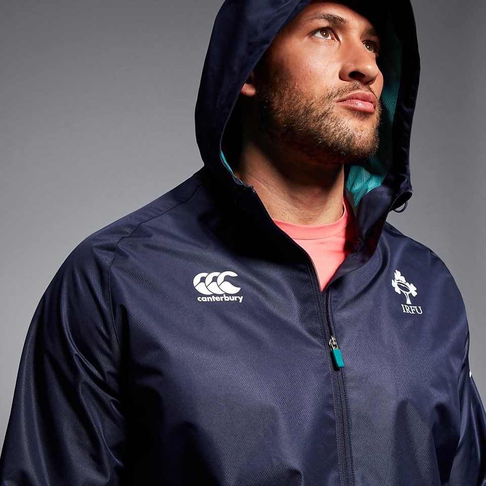 MENS IRELAND WATER RESISTANT JACKET BLUE/GREEN