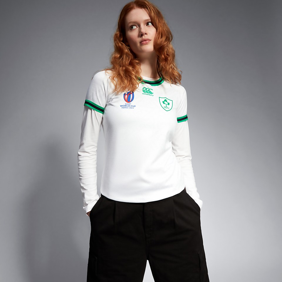 WOMENS IRELAND ALTERNATE PRO JERSEY RWC23 WHITE