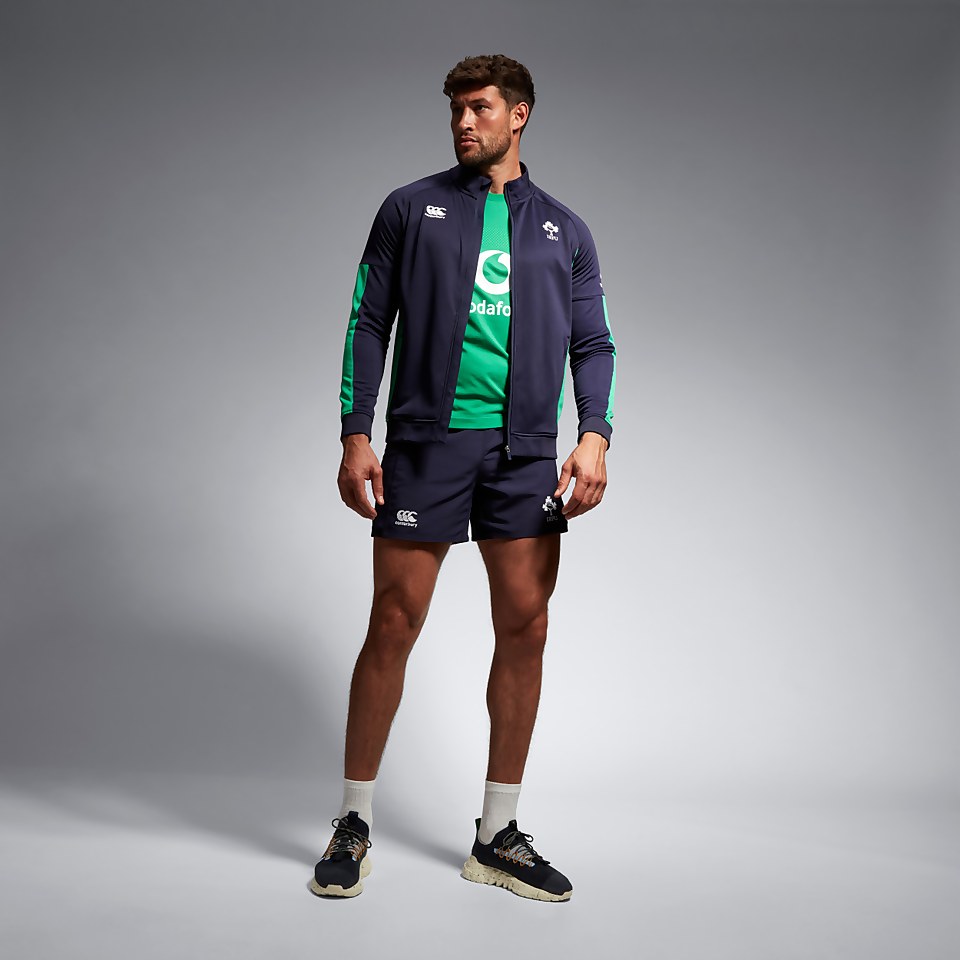 MENS IRELAND TRAVEL JACKET BLUE/GREEN