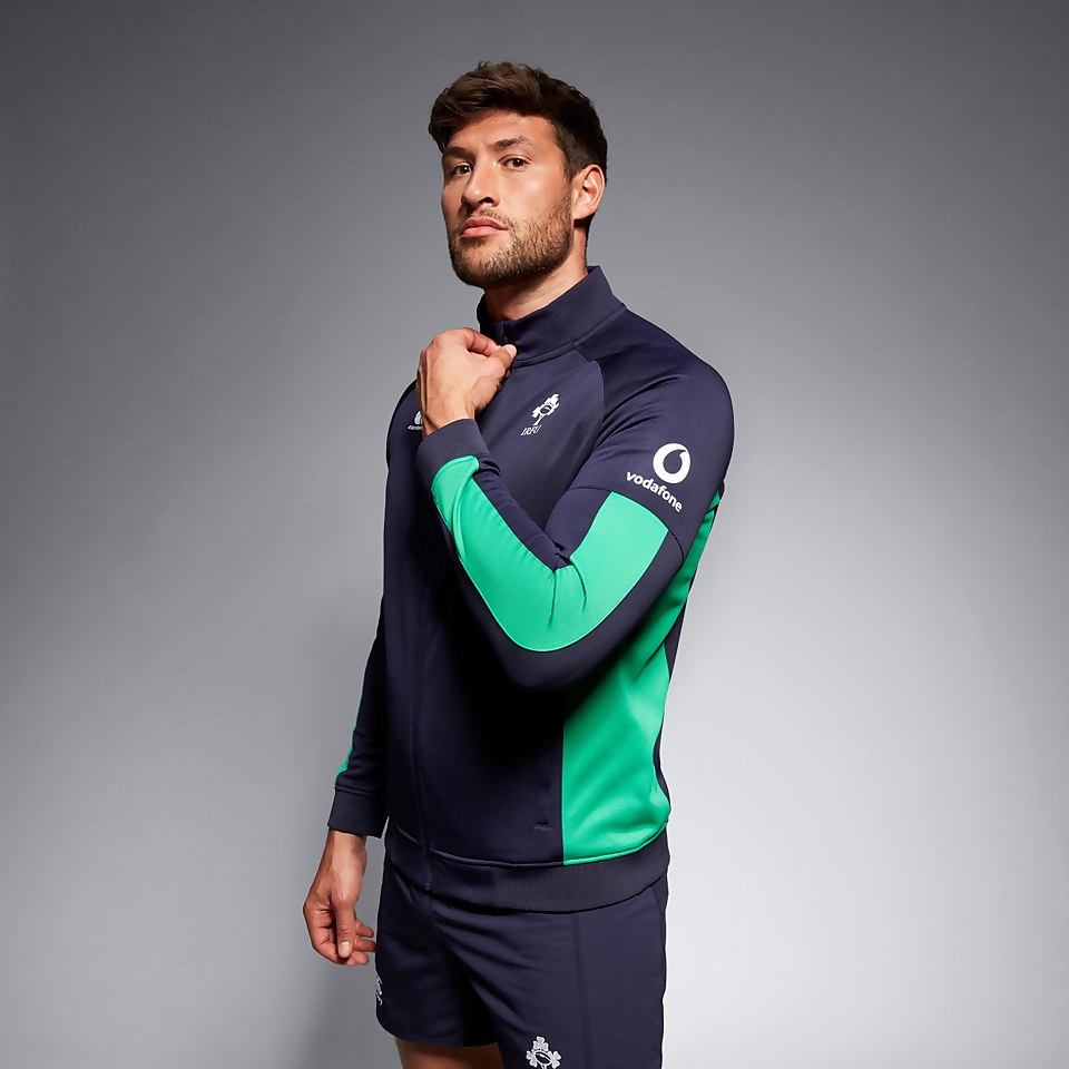 MENS IRELAND TRAVEL JACKET BLUE/GREEN