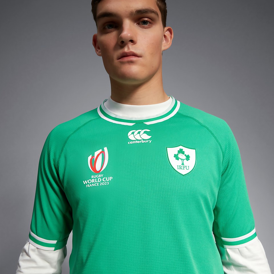 MENS IRELAND HOME PRO JERSEY RWC23 GREEN