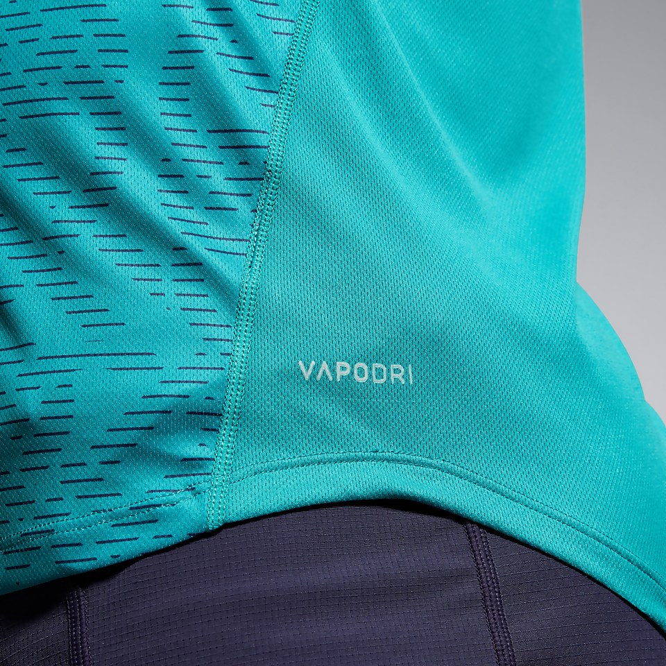 MENS IRELAND POLY TRAINING SINGLET GREEN/BLUE