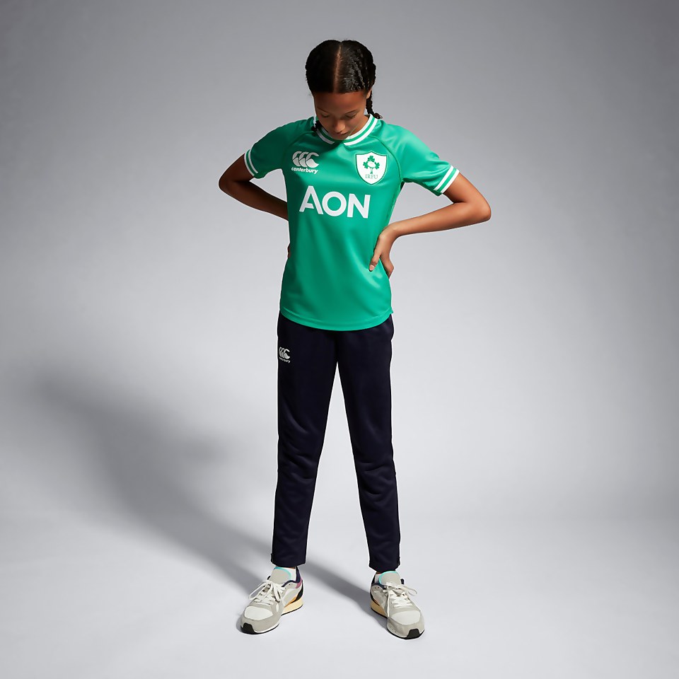 JUNIOR UNISEX WOMENS IRELAND HOME PRO JERSEY JUNIOR GREEN