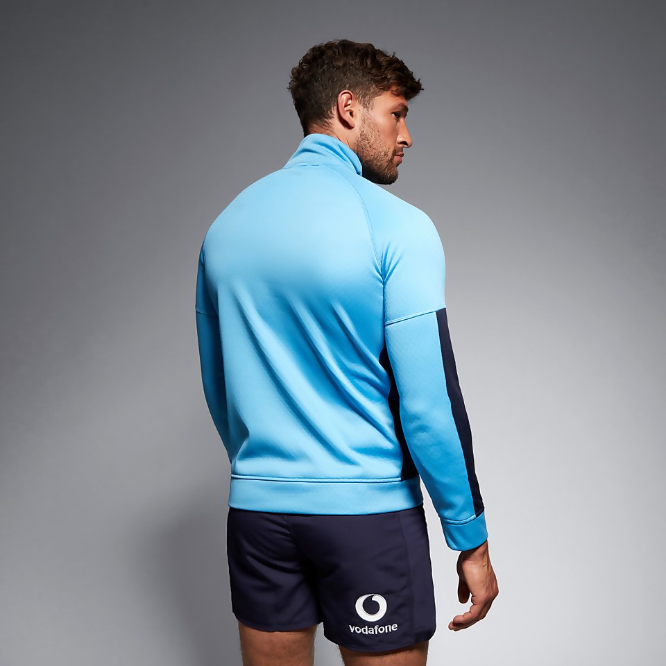 MENS IRELAND 1/2 ZIP TRAINING TOP BLUE