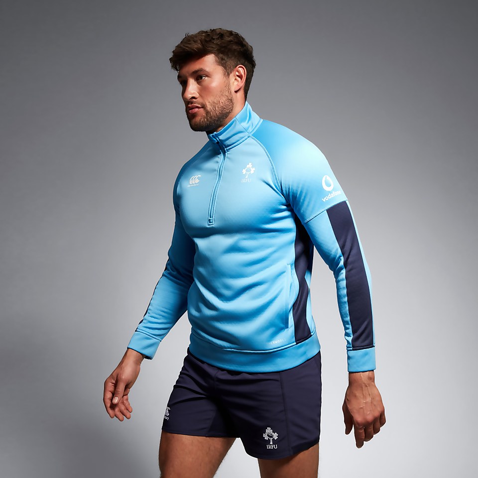 MENS IRELAND 1/2 ZIP TRAINING TOP BLUE