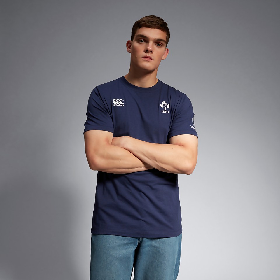 MENS IRELAND TEAM COTTON T-SHIRT BLUE