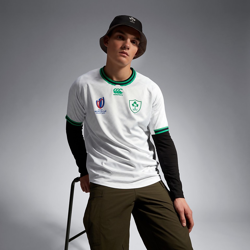 MENS IRELAND ALTERNATE PRO JERSEY RWC23 WHITE