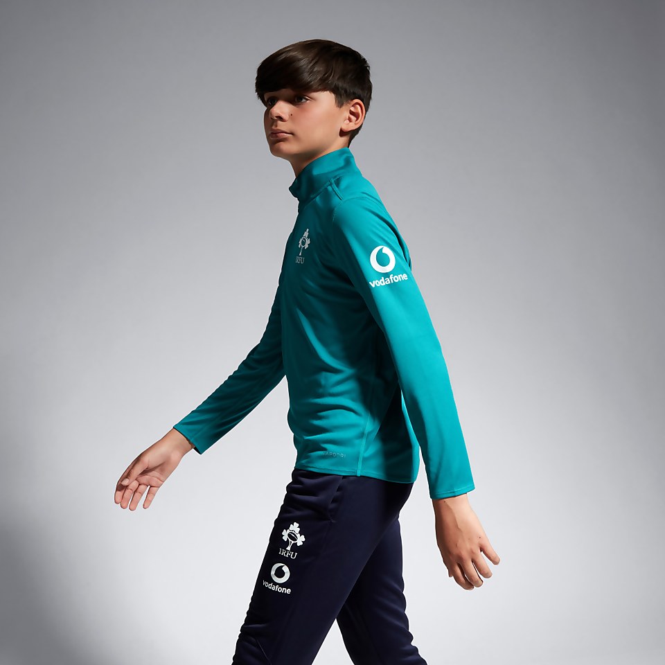 JUNIOR UNISEX IRELAND VAPODRI FIRST LAYER GREEN/BLUE