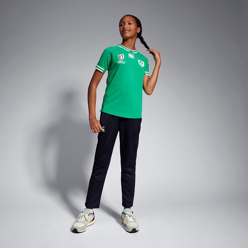 JUNIOR UNISEX IRELAND HOME PRO JERSEY JUNIOR RWC23 GREEN