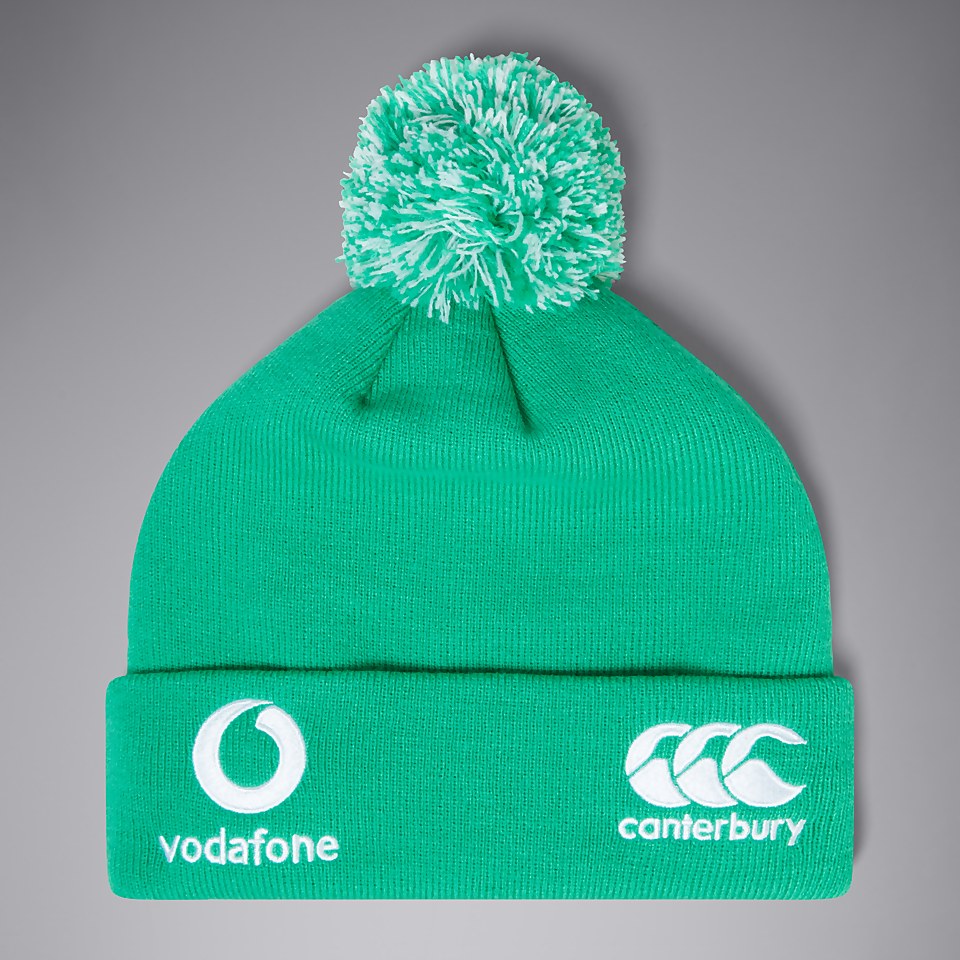 CANTERBURY IRFU BOBBLE HAT AU GREEN/WHITE