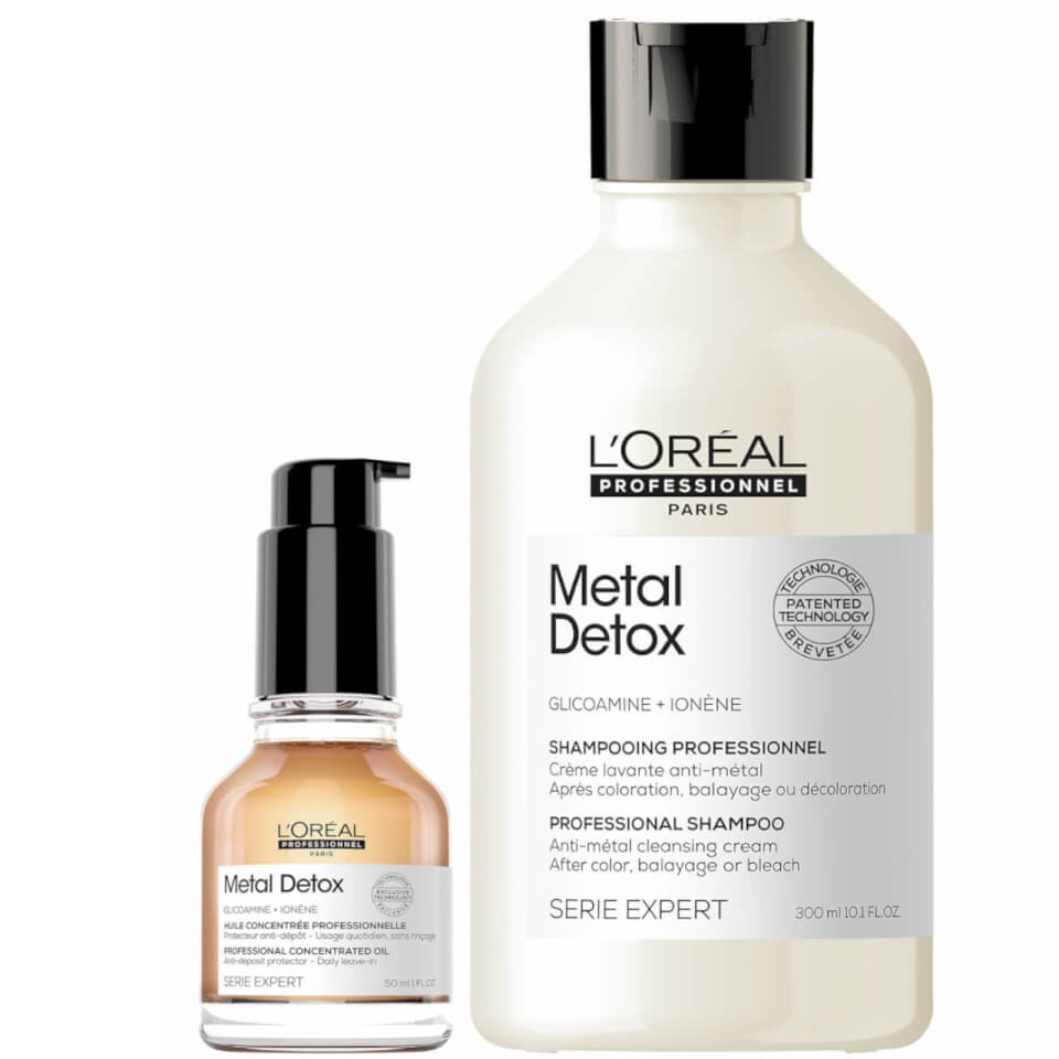 L'Oréal Professionnel Metal Detox Oil and Shampoo Bundle