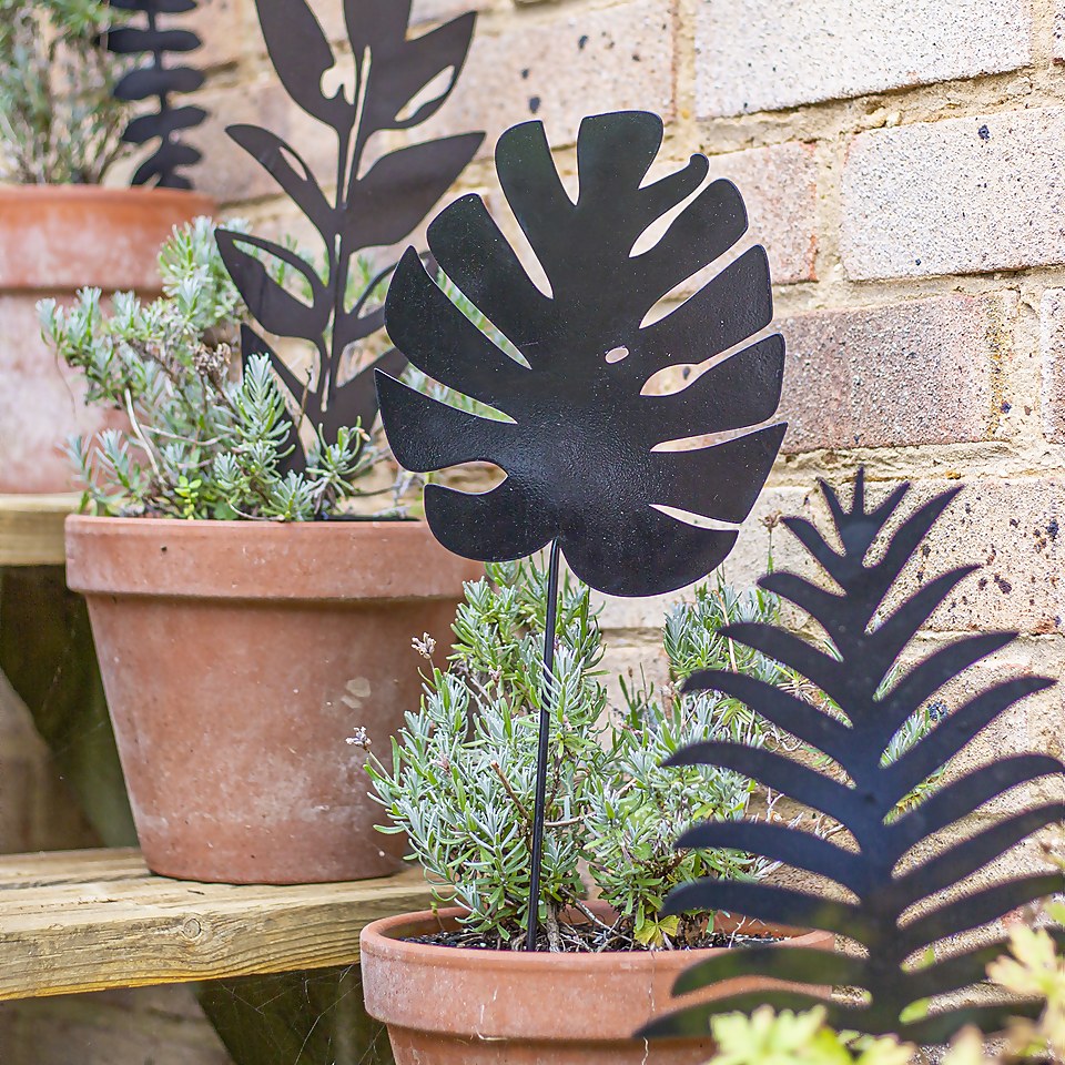 Jungle Black Ground Stakes - 45cm (Assorted Designs)
