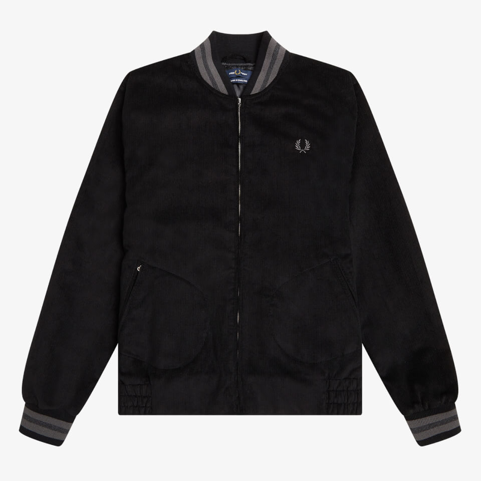 Fred Perry Made in England Cotton Needlecord Bomber Jacket Coggles