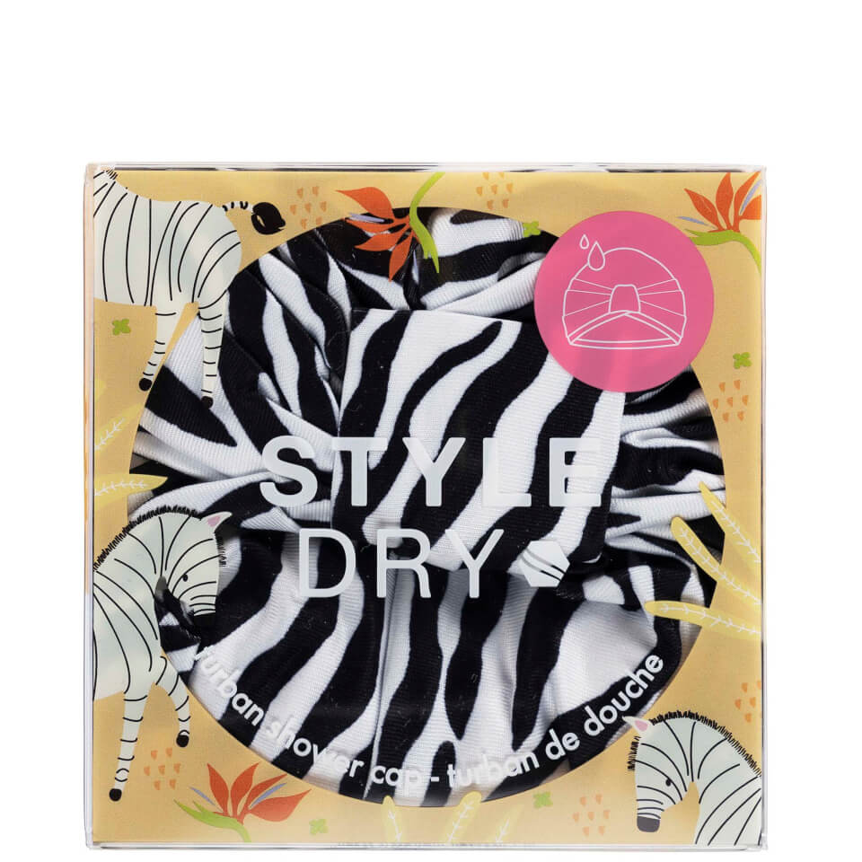 Styledry - Shower Cap - Dazzle Of Zebras