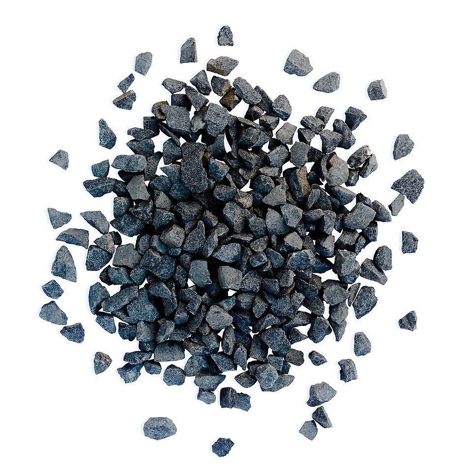 Stylish Stone Midnight Grey Stone Chippings, Bulk Bag - 750kg