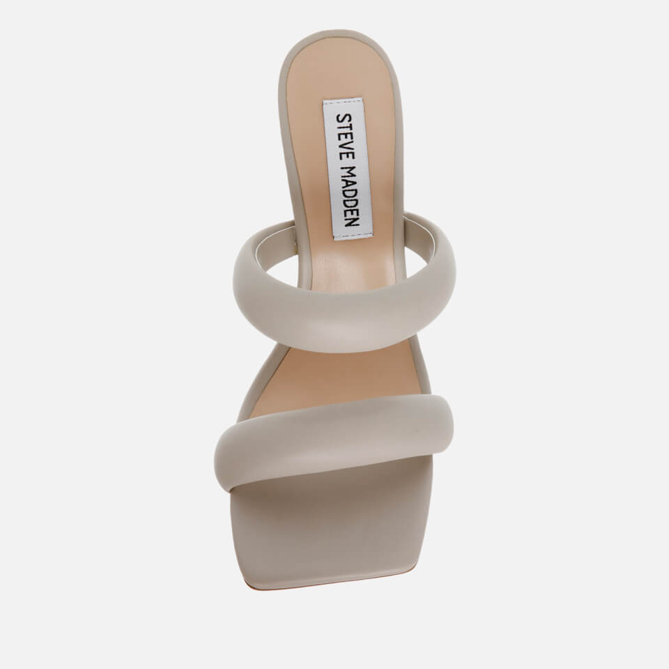 Steve Madden Jetfuel Faux Leather Heeled Mules