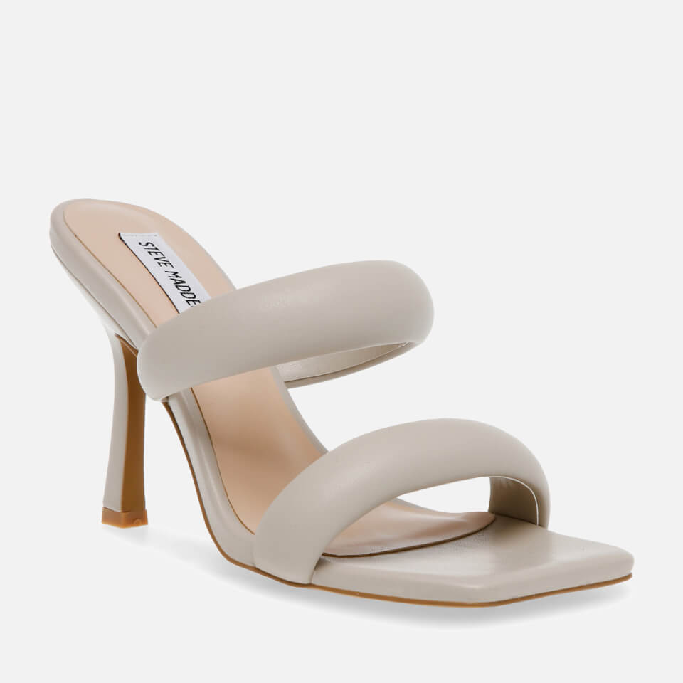 Steve Madden Jetfuel Faux Leather Heeled Mules