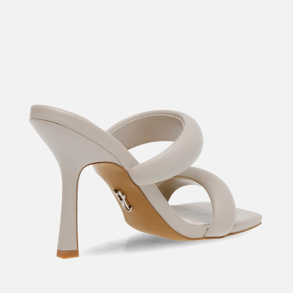 Steve Madden Jetfuel Faux Leather Heeled Mules