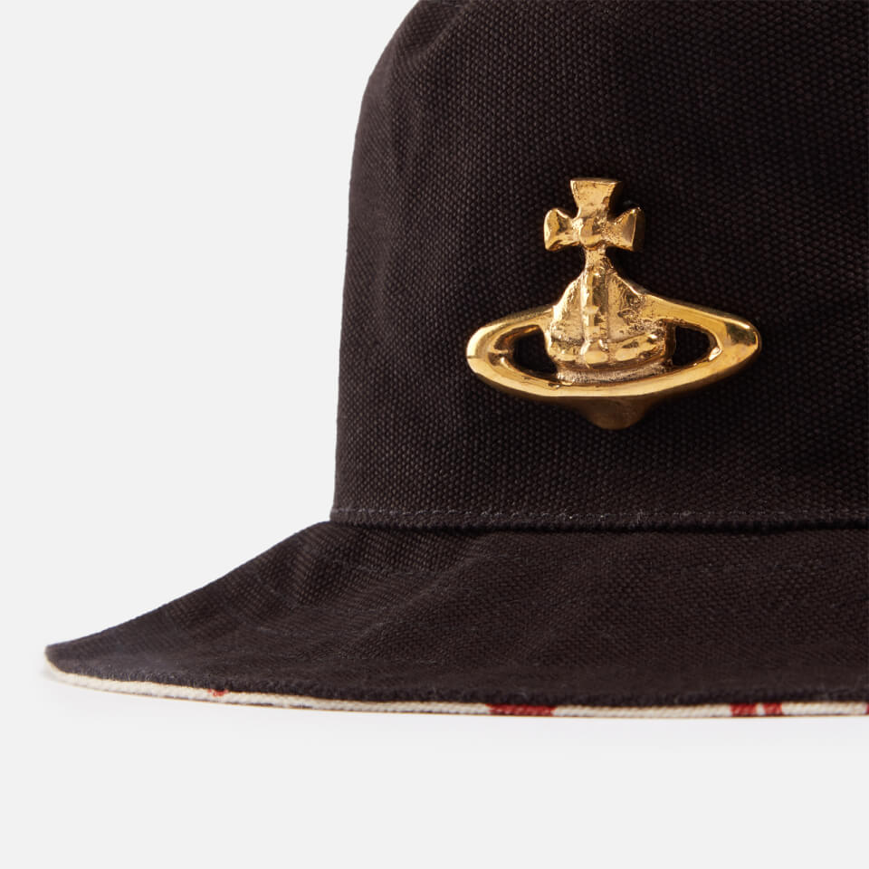Vivienne Westwood Logo-Embroidered Cotton Bucket Hat