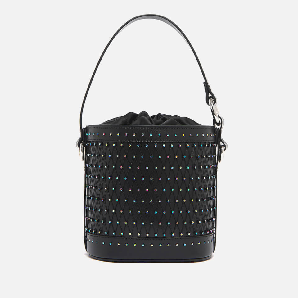 Vivienne Westwood Daisy Leather Drawstring Bucket Bag