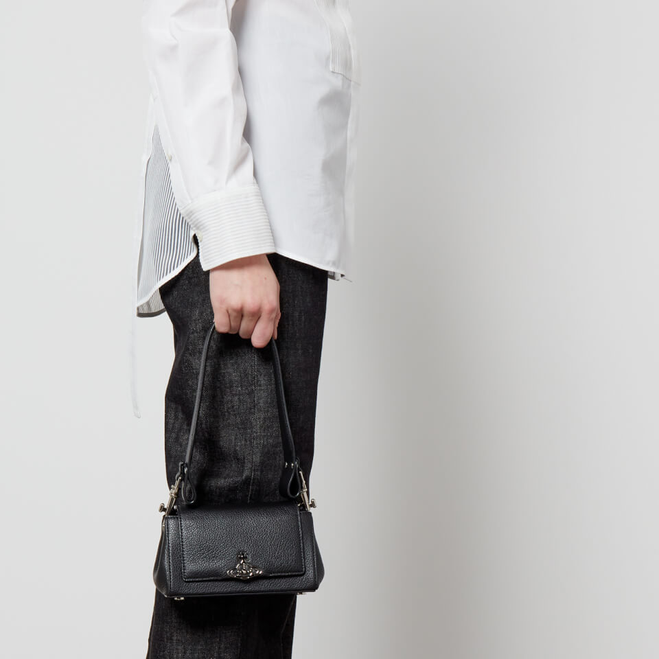 Vivienne Westwood Hazel Pebbled Leather Small Handbag
