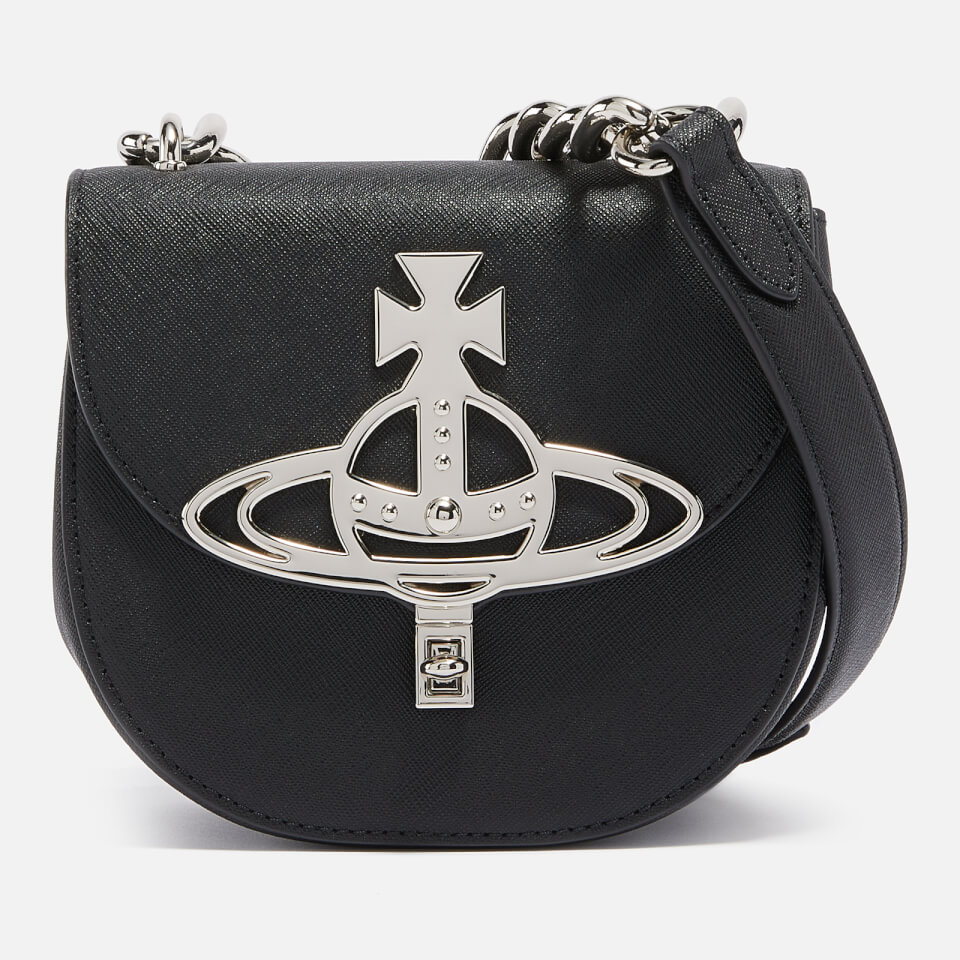 Vivienne Westwood Sofia Saffiano Leather Saddle Bag