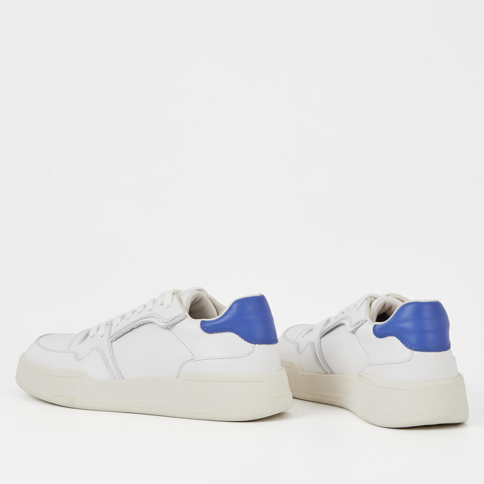 Vagabond Cedric Contrast Leather Basket Trainers