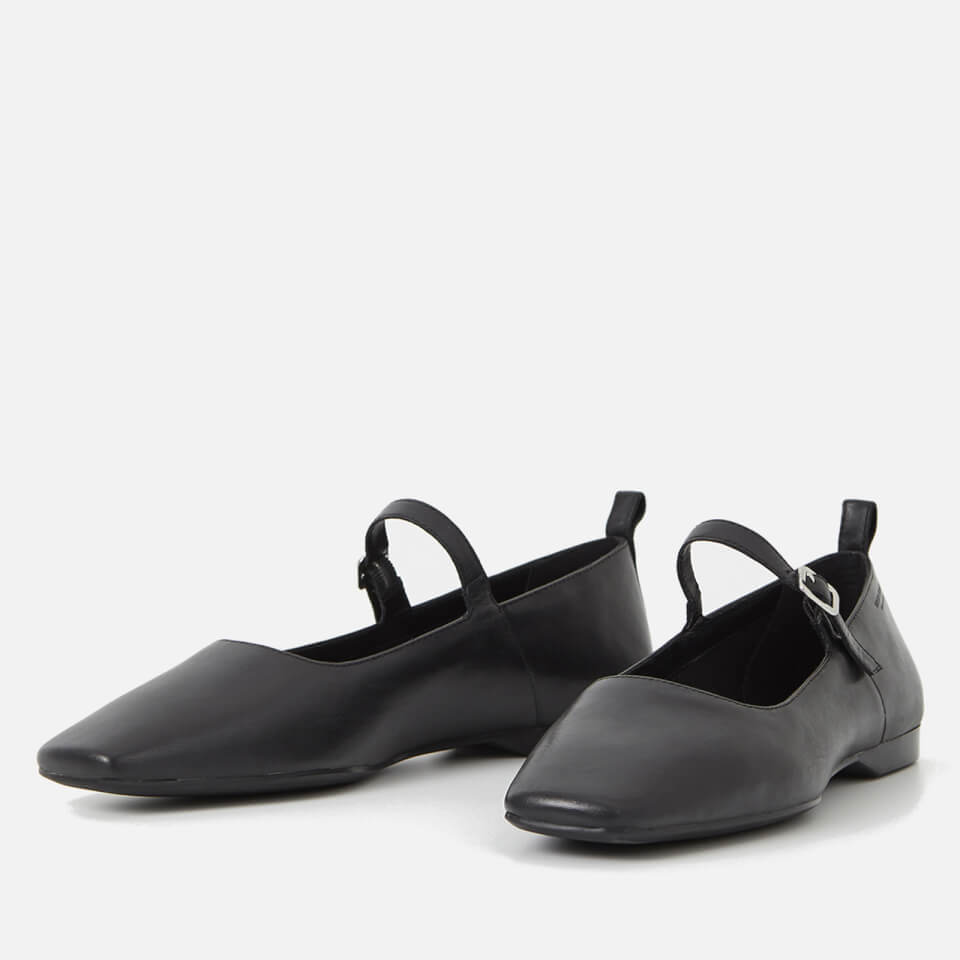 Vagabond Delia Leather Mary-Jane Flats