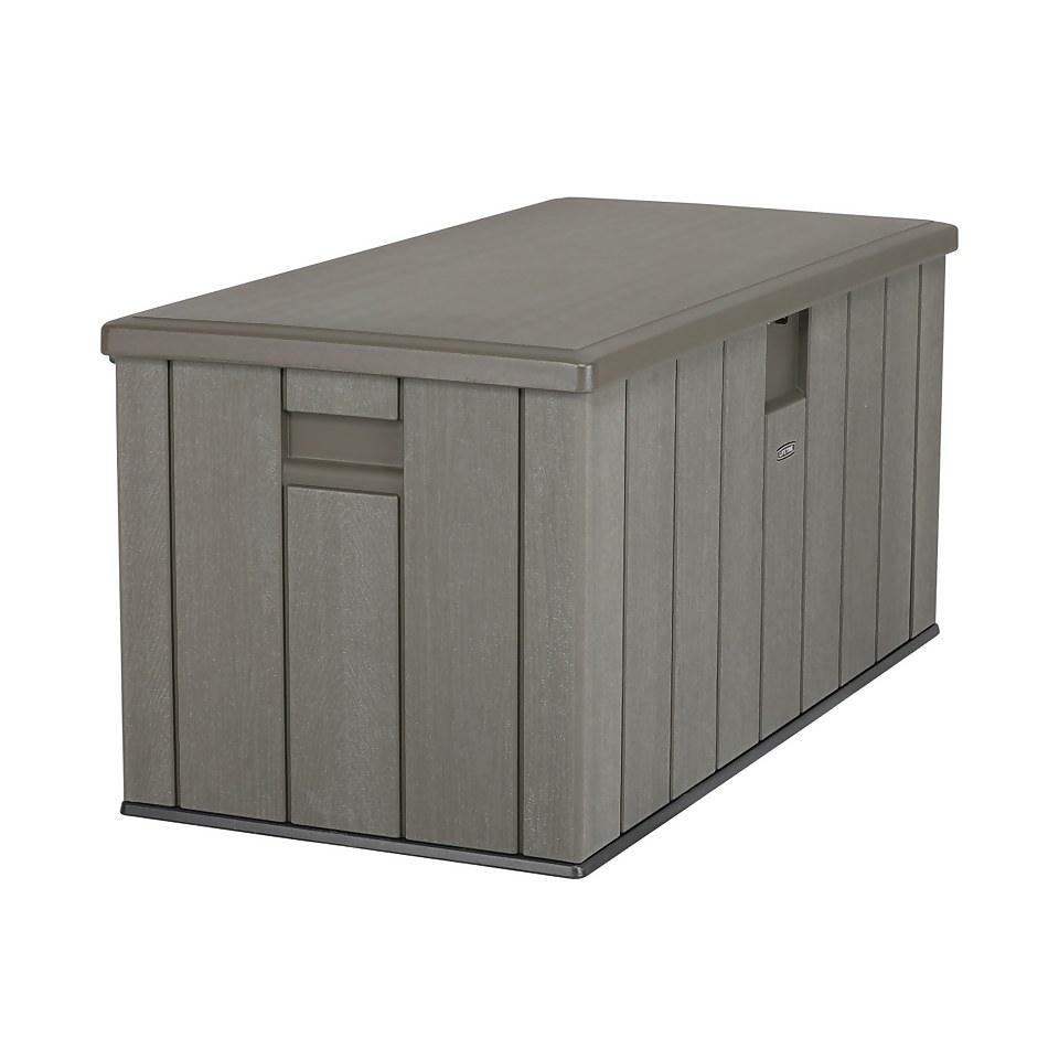 Lifetime 568L Outdoor Storage Deck Box - Rough-Cut Brown