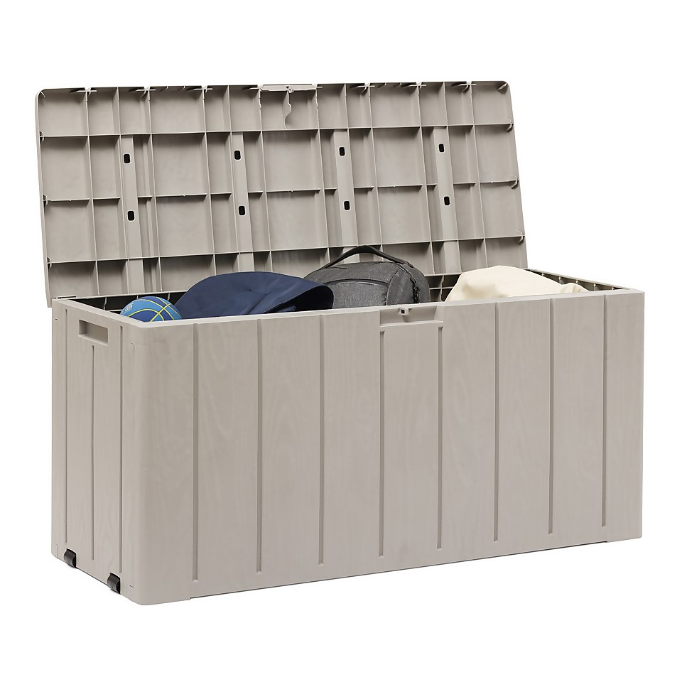 Toomax Bravo Garden Storage Box 270L - Warm Grey