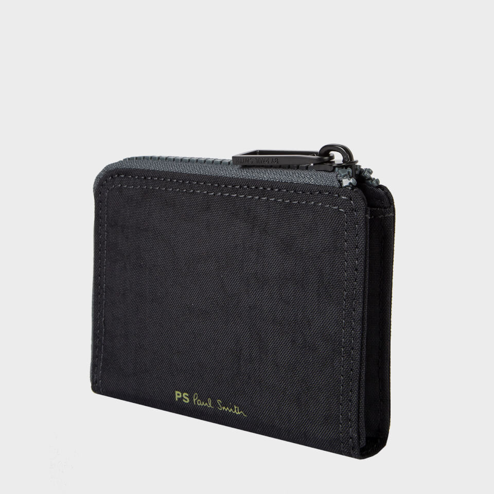 PS Paul Smith Logo-Embroidered Nylon Wallet