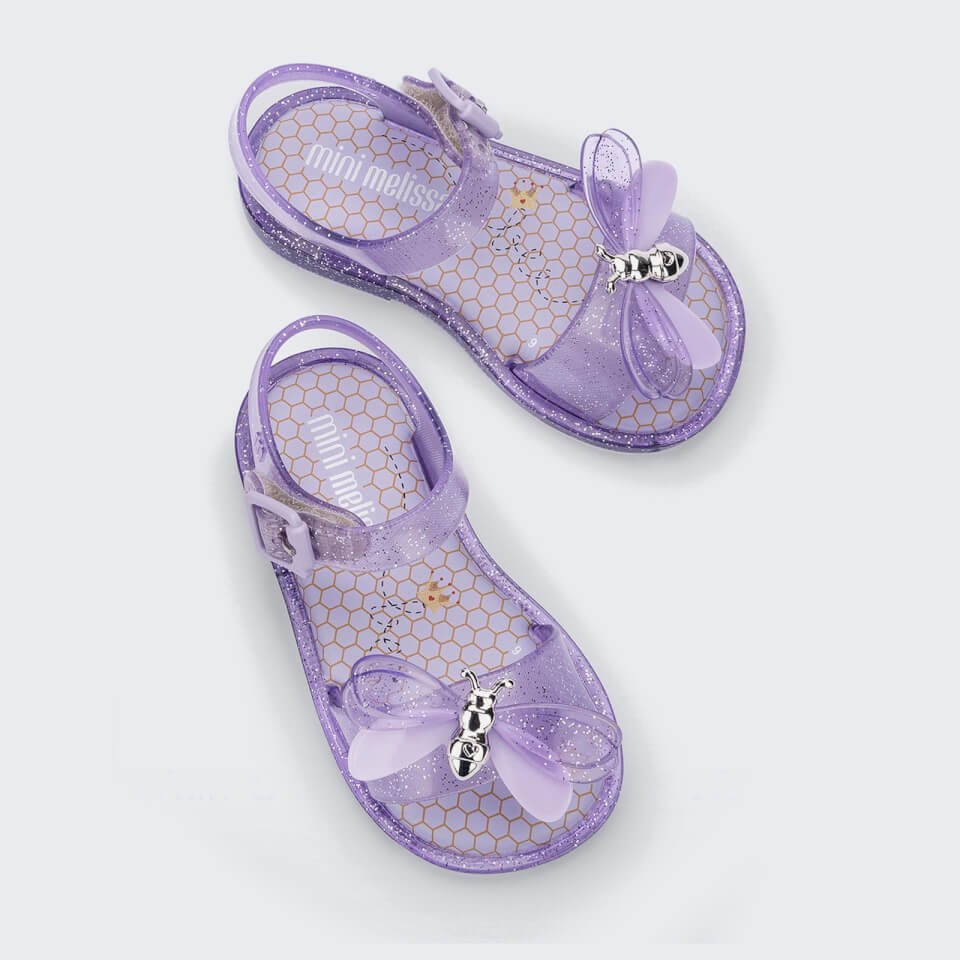 Mini Melissa Toddlers' Mar Bugs Rubber Sandals