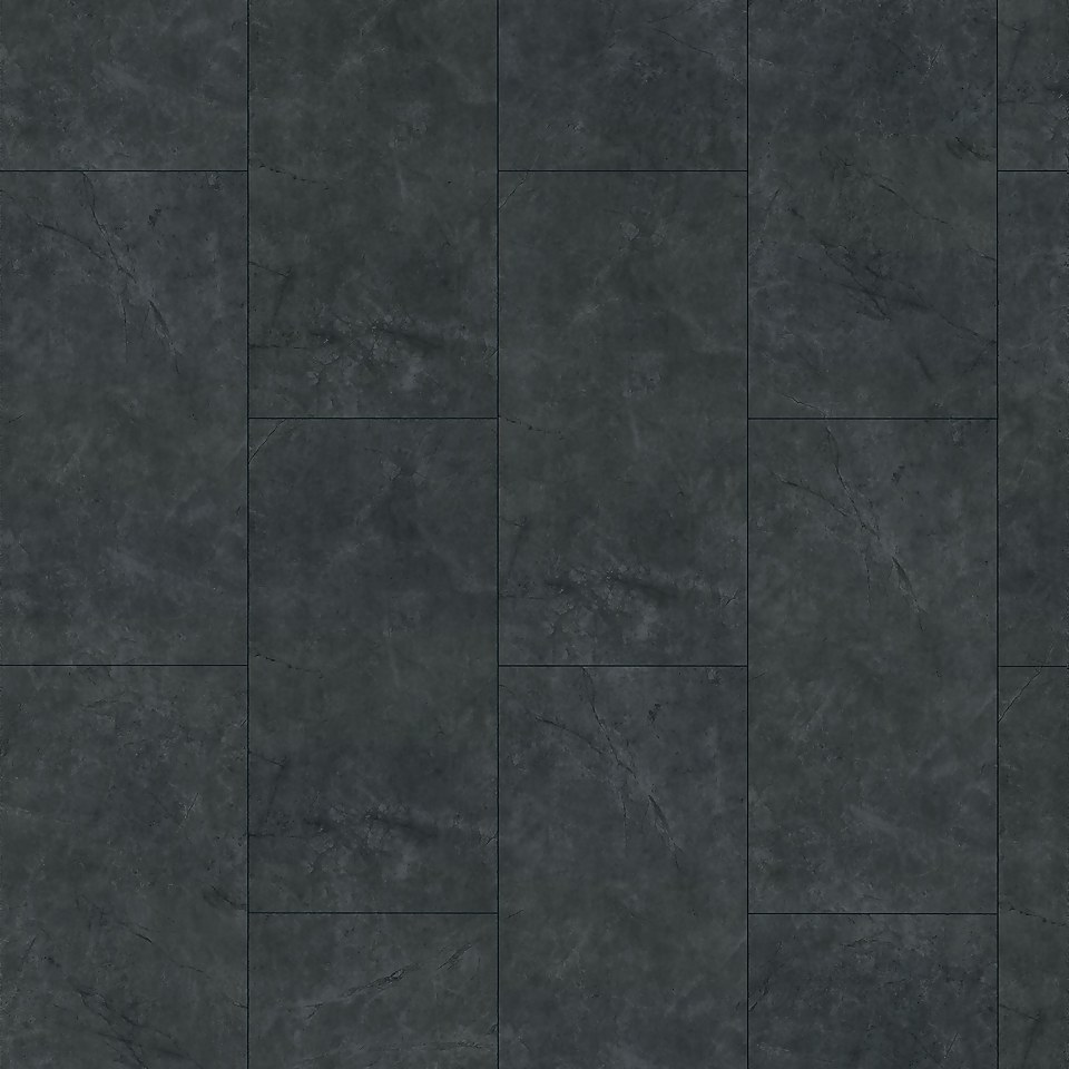 EGGER HOME Anthracite Slate Tile 8mm Aqua+ Laminate Flooring - 2.53 sqm Pack