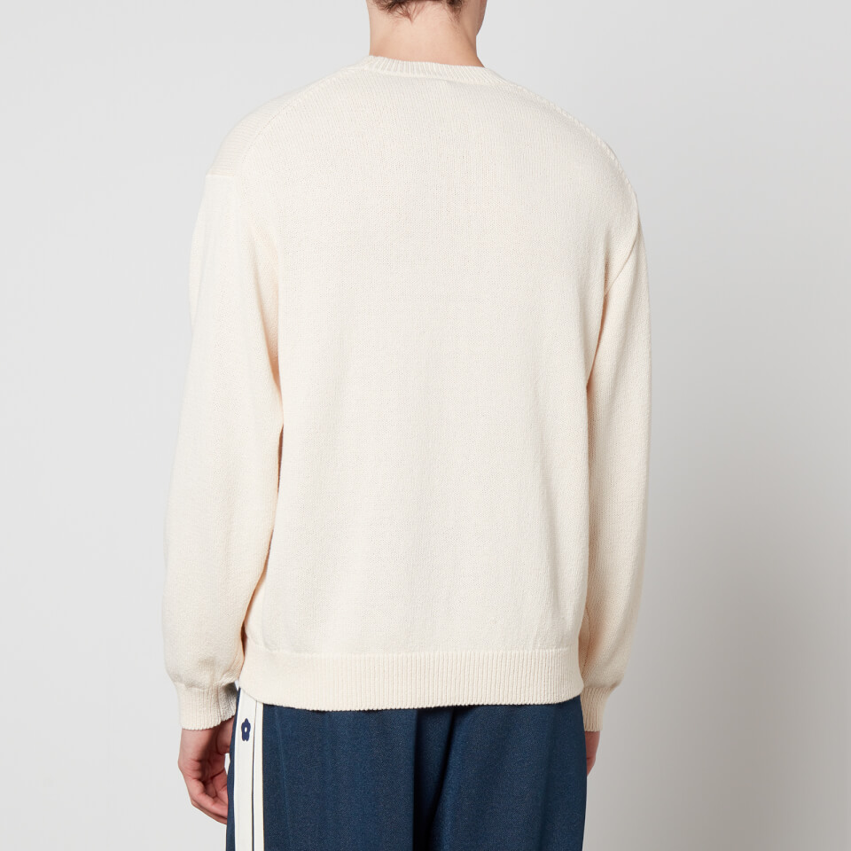 KENZO Boke Flower Jacquard Cotton-Knit Jumper - S | Coggles KENZO Boke Flower Jacquard Cotton-Knit Jumper - S | Coggles