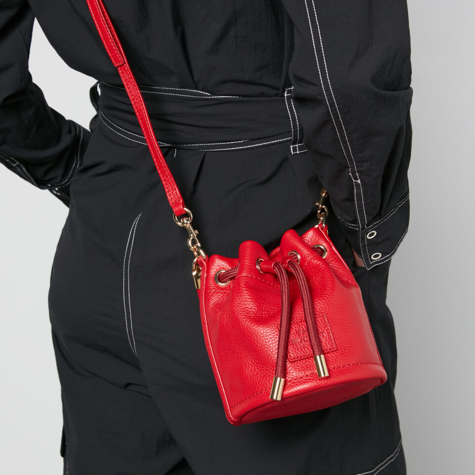 Marc Jacobs The Leather Micro Bucket Bag, Bags