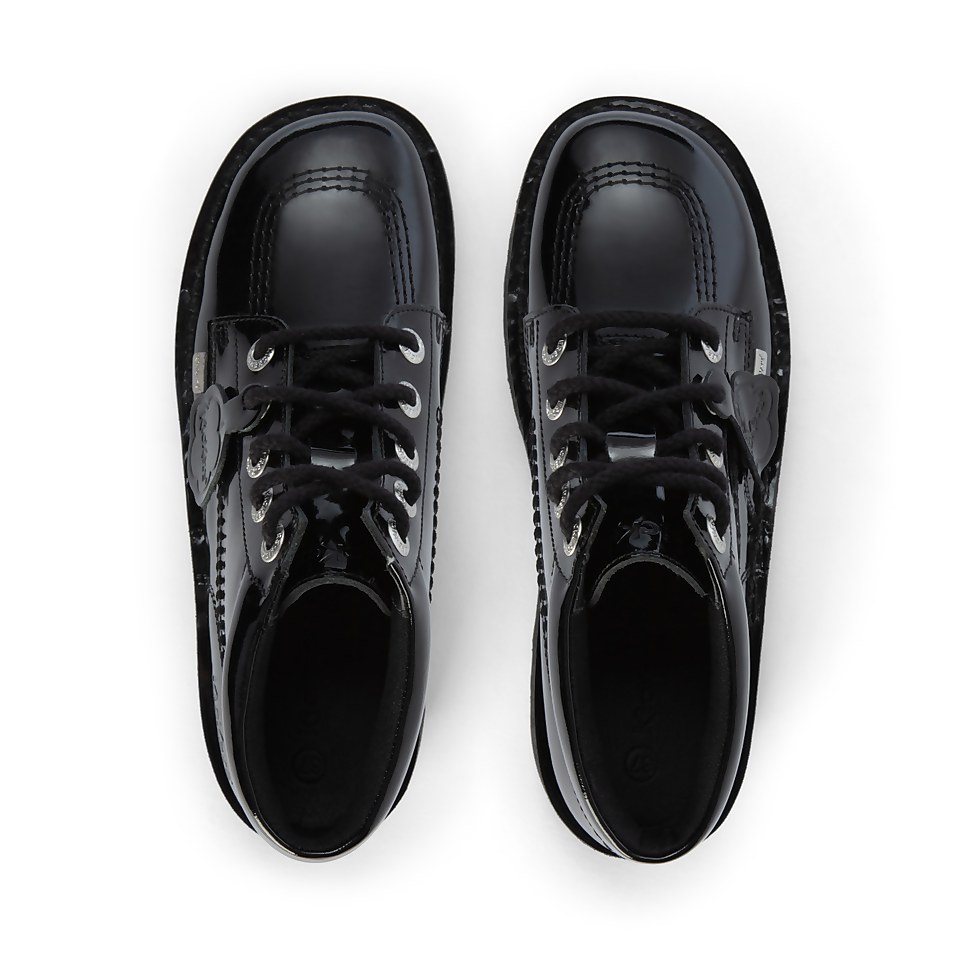 Adult Adult Women's Kick Hi Stack Patent Leather Black