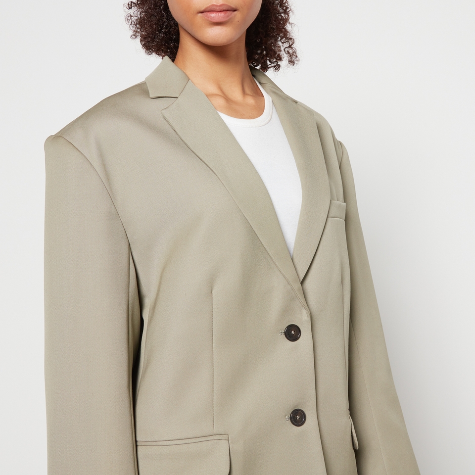 【関税込み】ANINE BING ブラウン Quinn テーラードジャケット ANINE BING Women's Quinn Blazer, Brown, XS at Amazon Women's