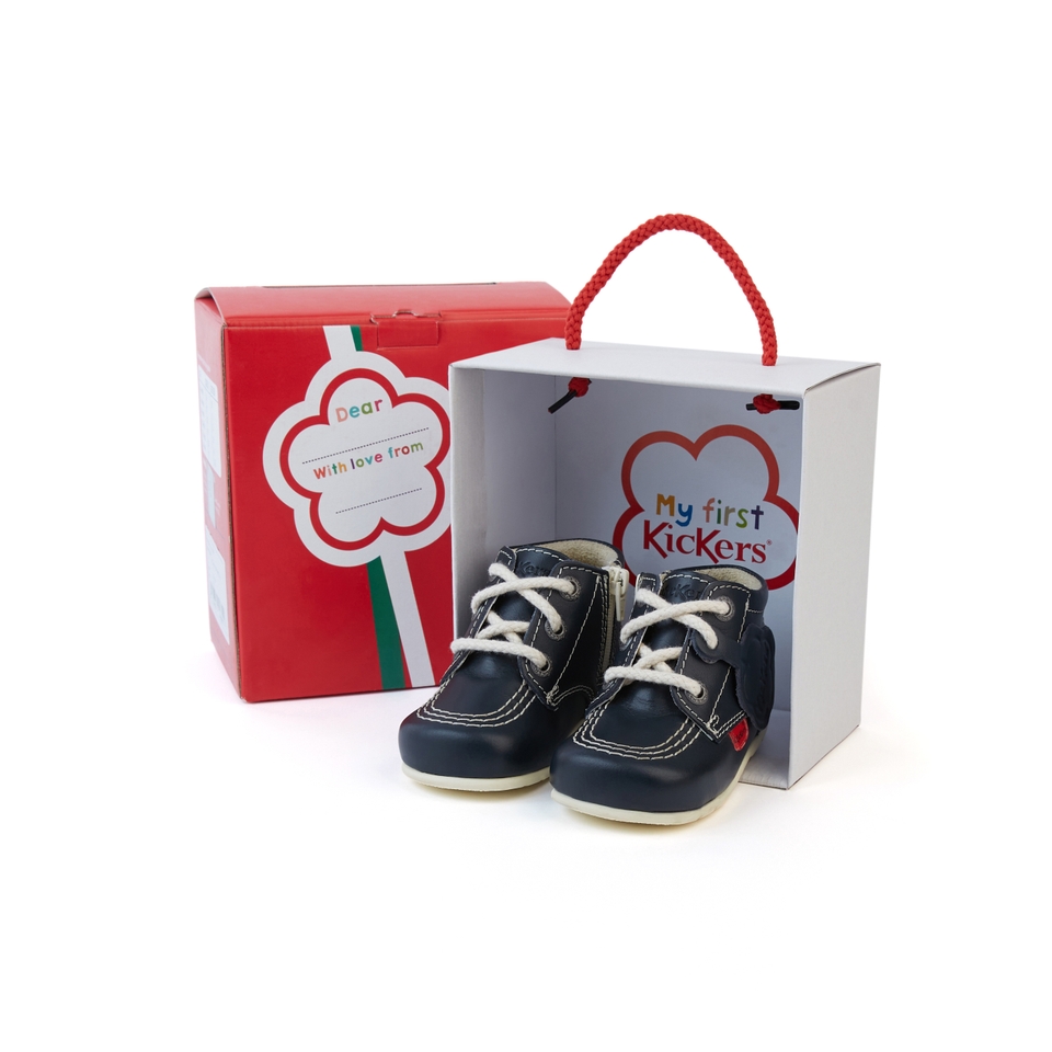 Baby Kick Hi Leather Navy