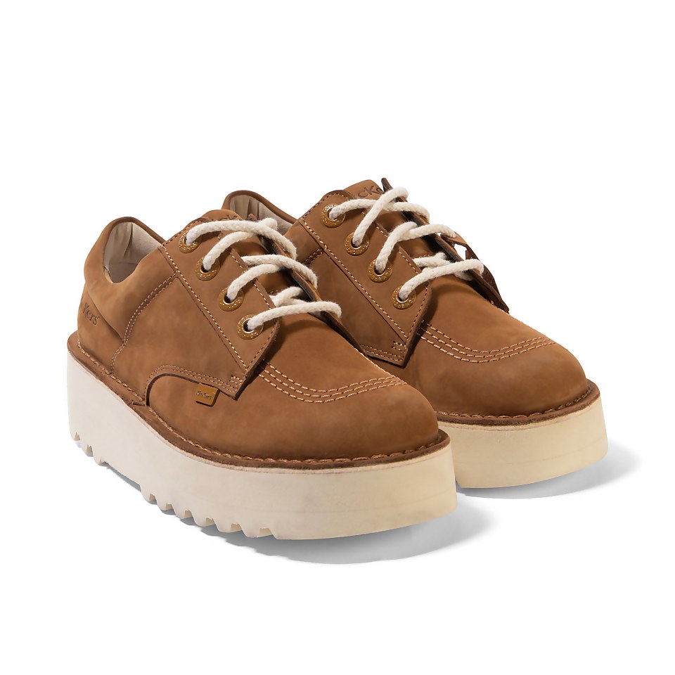Adult Adult Women's Kick Lo Stack Nubuck Leather Tan