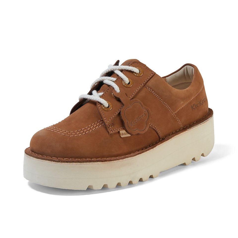 Adult Adult Women's Kick Lo Stack Nubuck Leather Tan