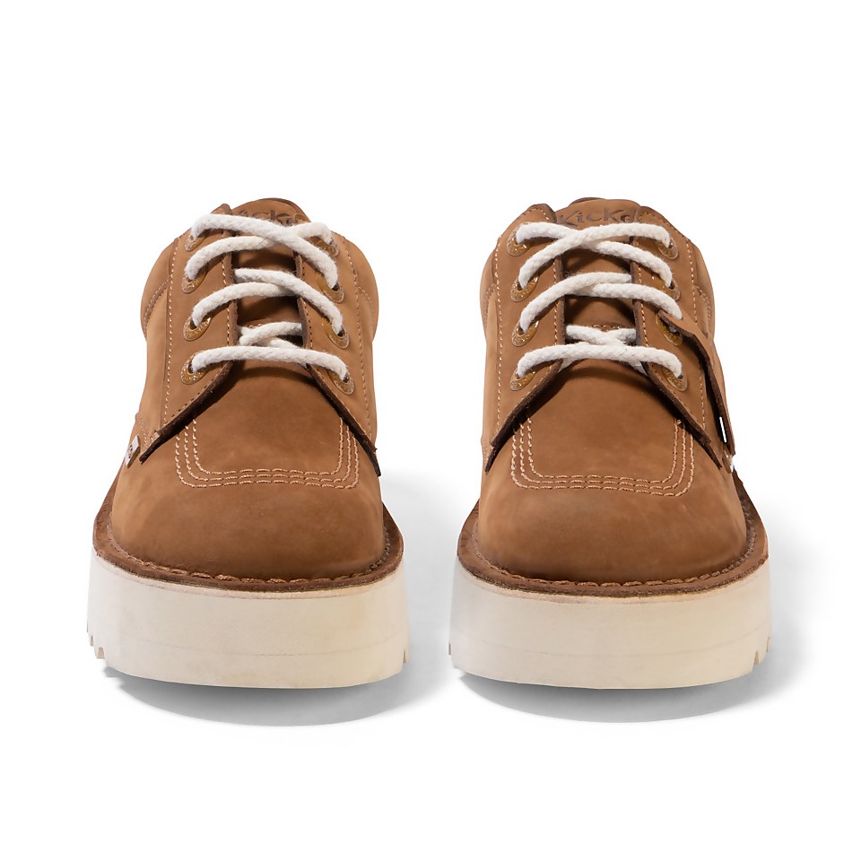 Adult Adult Women's Kick Lo Stack Nubuck Leather Tan