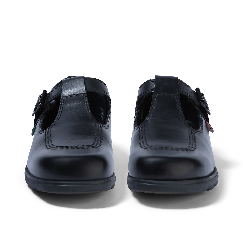 Adult Womens Fragma T-buckle Leather Black