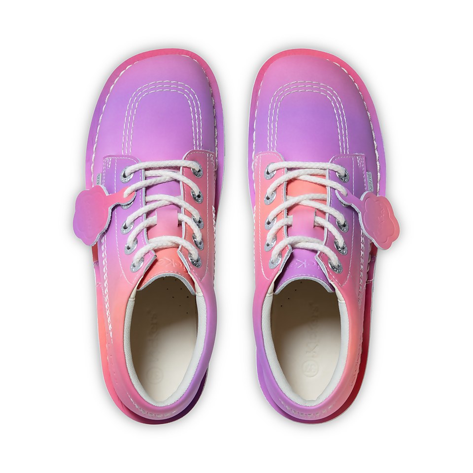 Adult Unisex Kick Hi Stack Sunset Leather Pink