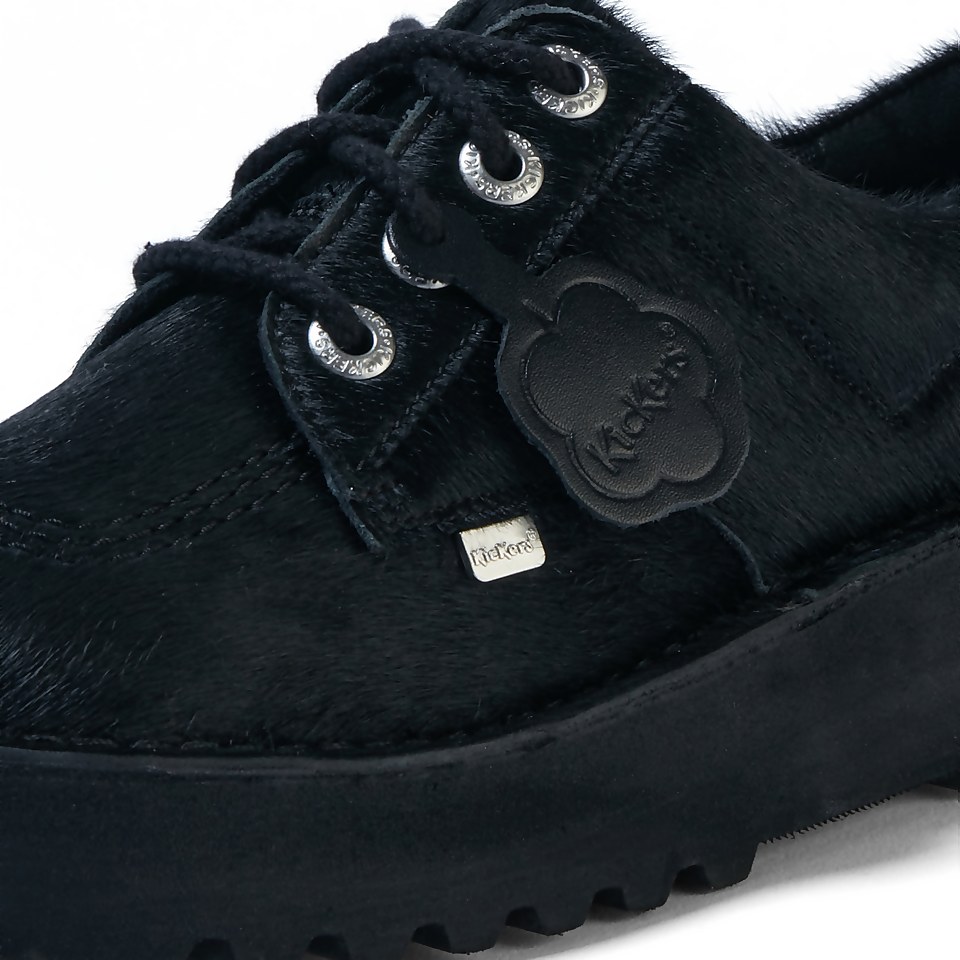 Adult Adult Women's Kick Lo Stack Leather Black