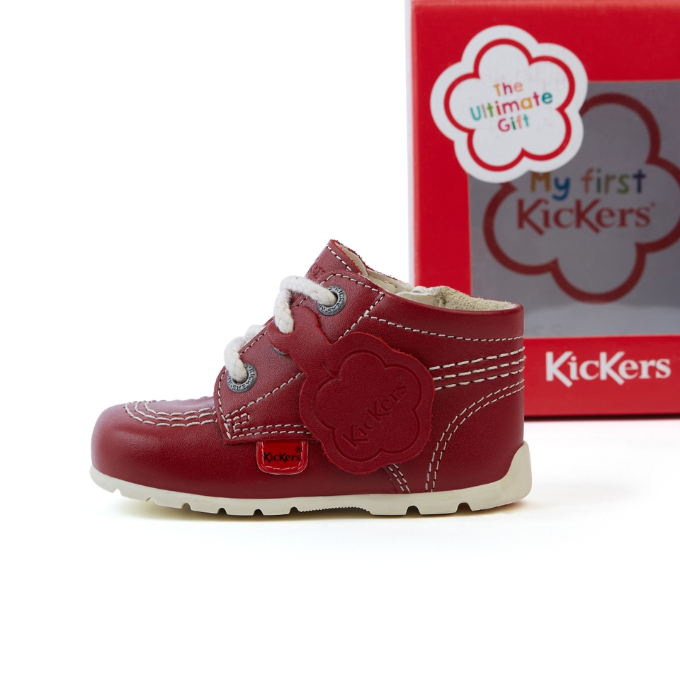 Baby Kick Hi Leather Red