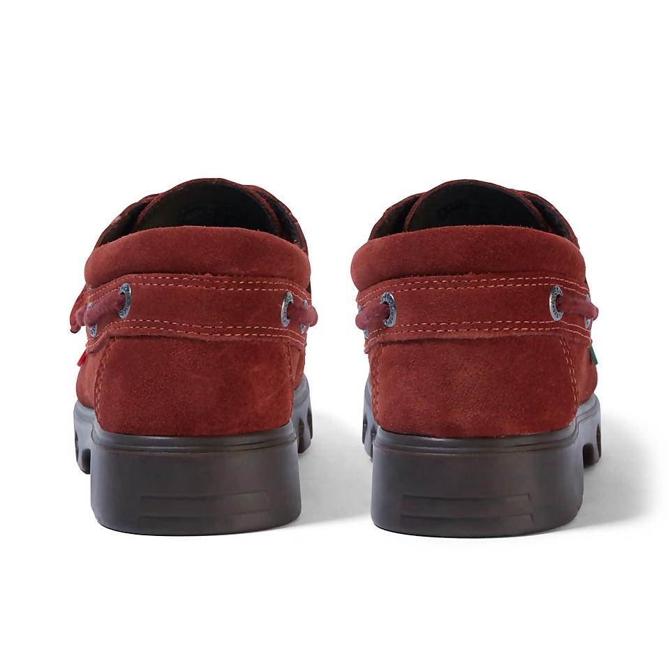 Adult Unisex Lennon Boatshoe Suede Burgundy