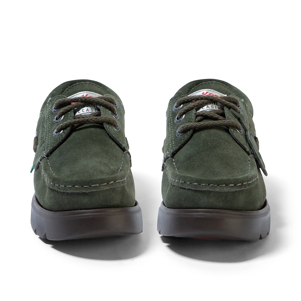 Adult Unisex Lennon Boatshoe Suede Olive