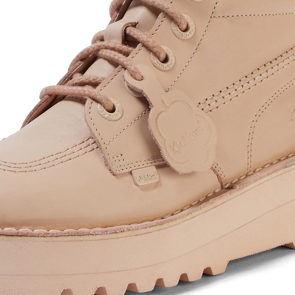 Adult Adult Women's Kick Hi Stack Leather Beige