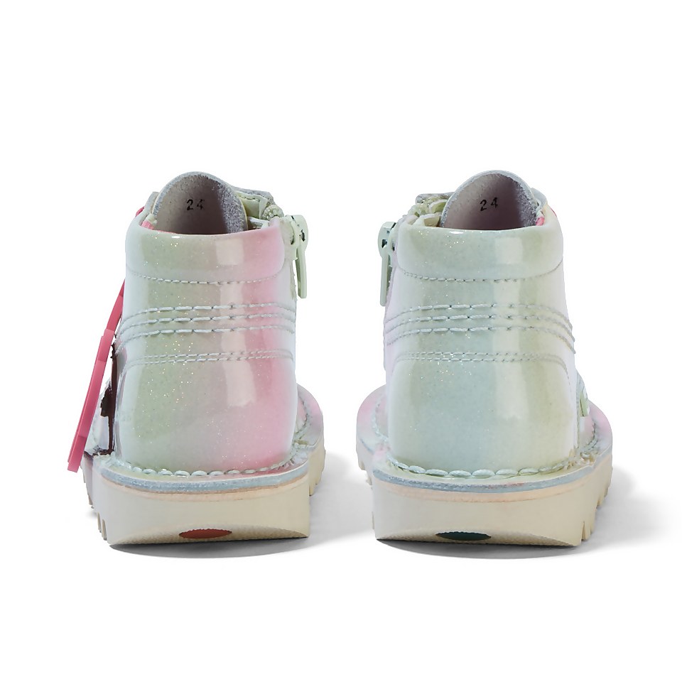 Infant Girls Kick Hi Patent Leather Mint
