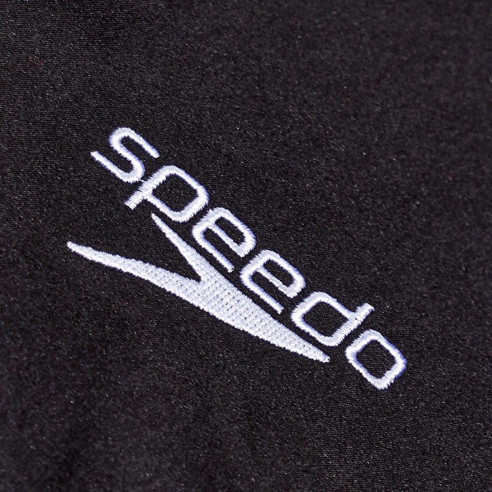 Langärmeliger Poncho für Erwachsene in Schwarz/Rot